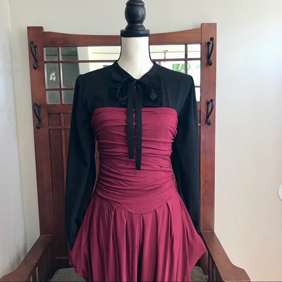 LAST ONE 1X Plus Size Strapless Jumpsuit - Picture 4 of 8